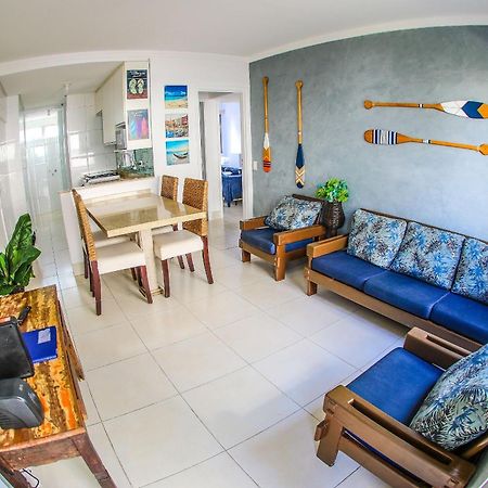 5E-Pe Na Areia Da Praia Do Tombo, 2 Quartos, Ar Cond, 2 Banheiros,2 Vagas+Roupas De Cama Guaruja Luaran gambar