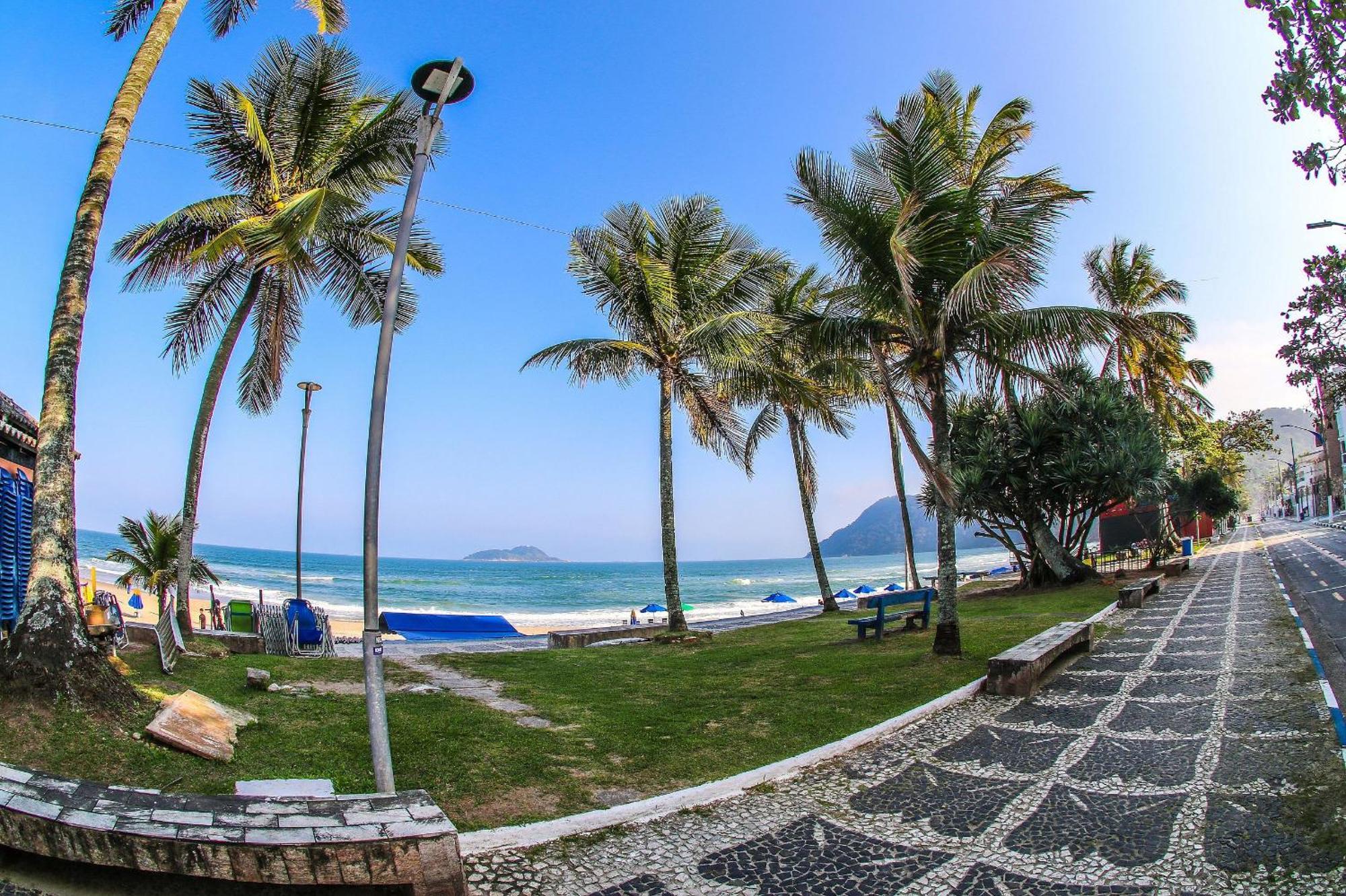 5E-Pe Na Areia Da Praia Do Tombo, 2 Quartos, Ar Cond, 2 Banheiros,2 Vagas+Roupas De Cama Guaruja Luaran gambar
