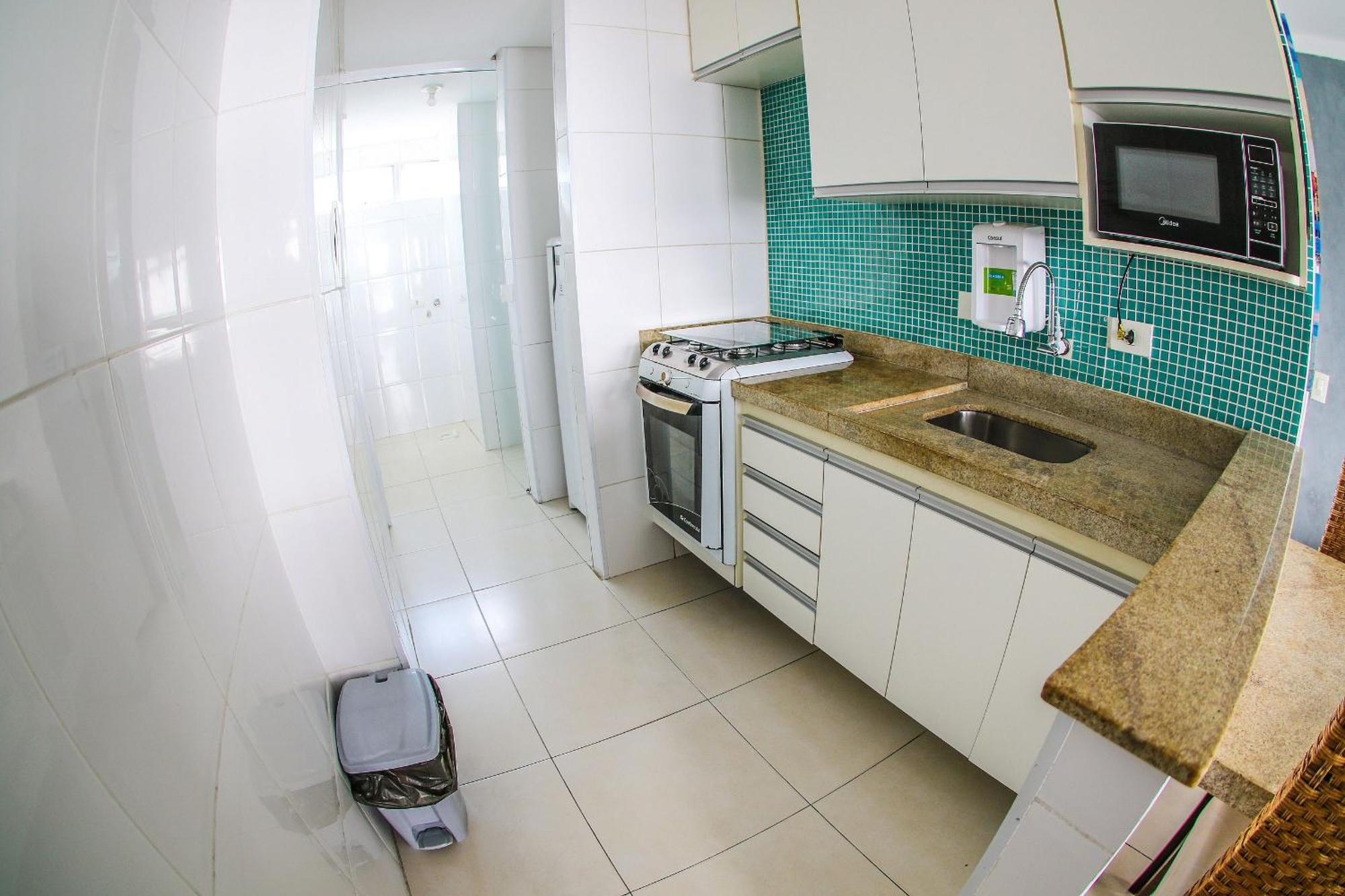 5E-Pe Na Areia Da Praia Do Tombo, 2 Quartos, Ar Cond, 2 Banheiros,2 Vagas+Roupas De Cama Guaruja Luaran gambar