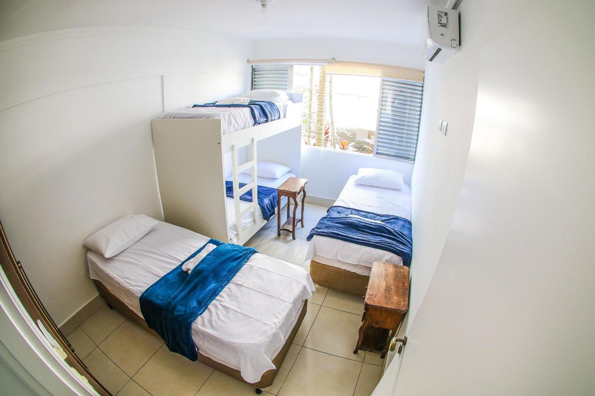 5E-Pe Na Areia Da Praia Do Tombo, 2 Quartos, Ar Cond, 2 Banheiros,2 Vagas+Roupas De Cama Guaruja Luaran gambar