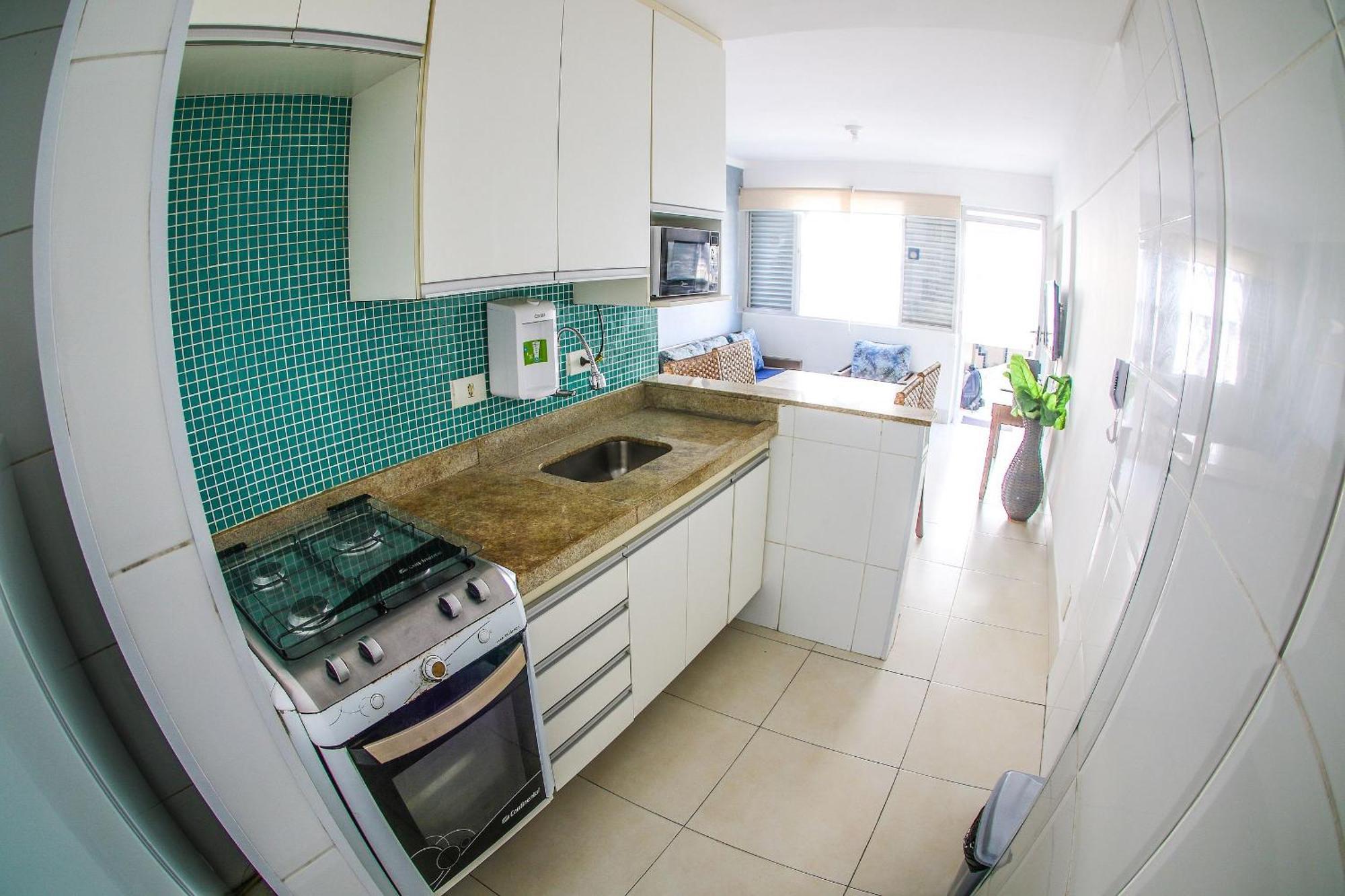 5E-Pe Na Areia Da Praia Do Tombo, 2 Quartos, Ar Cond, 2 Banheiros,2 Vagas+Roupas De Cama Guaruja Luaran gambar