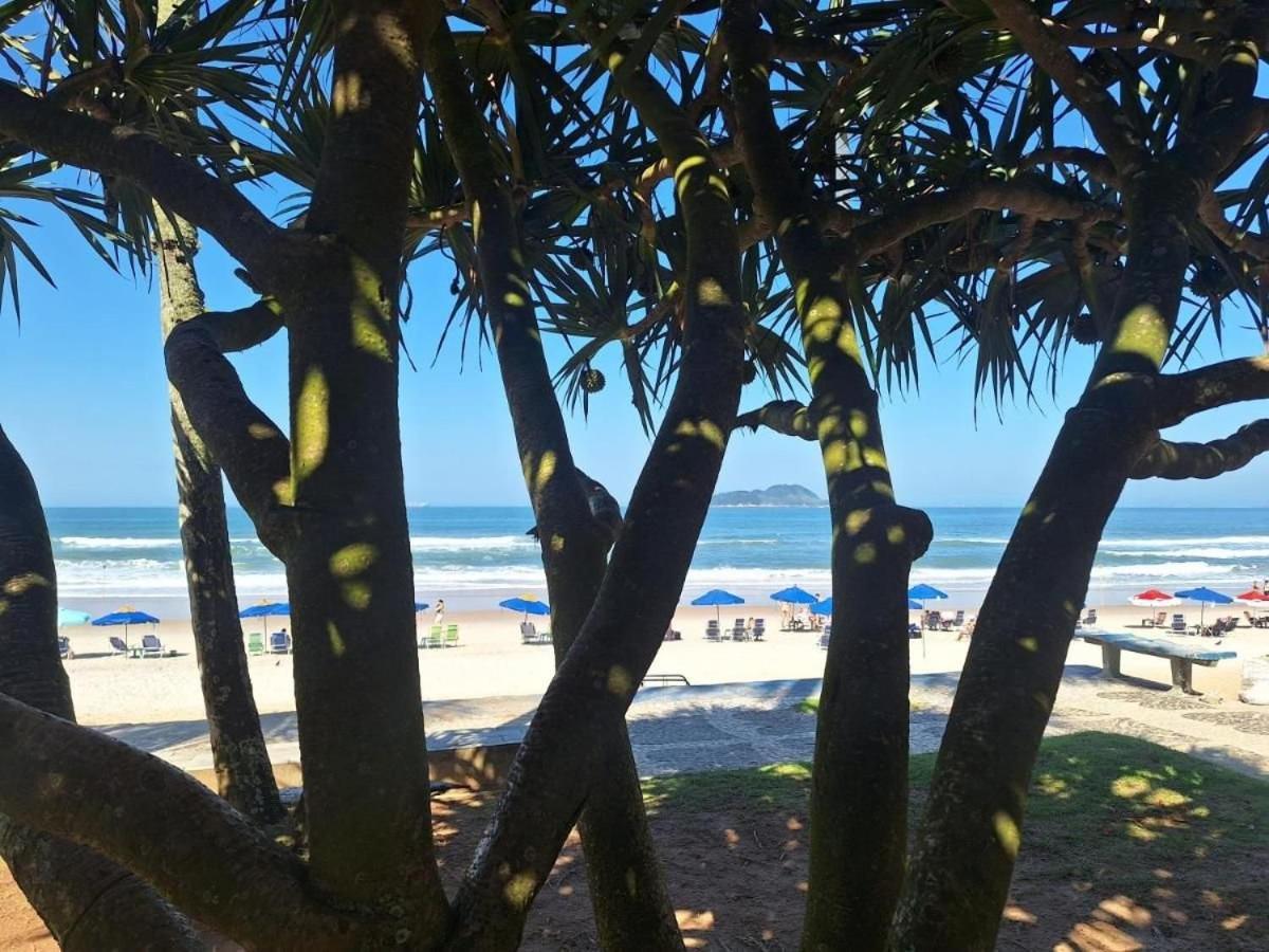 5E-Pe Na Areia Da Praia Do Tombo, 2 Quartos, Ar Cond, 2 Banheiros,2 Vagas+Roupas De Cama Guaruja Luaran gambar